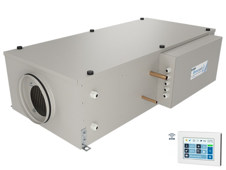 Breezart 1000 Lux F – приточная вентустановка с охладителем воздуха для дома или офиса