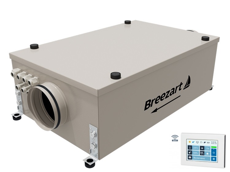 Breezart 300 Lux SB – приточная установка для квартиры, с Wi-Fi и фильтром тонкой очистки