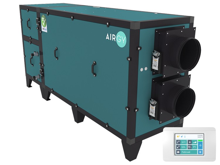 Airgy 1000 Eco Pro – приточно-вытяжная установка для вентиляции частного бассейна